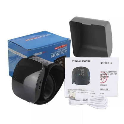 PulseGuard™ - Digital Wrist Blood Pressure Monitor for Everyday Use