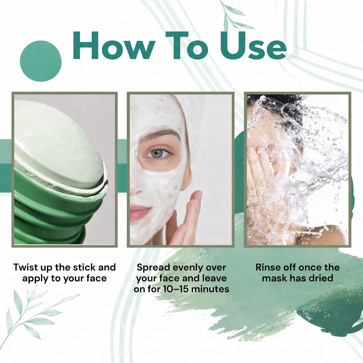 Aurevia™ – Green Tea Solid Facial Cleanser for Deep Pore Cleansing