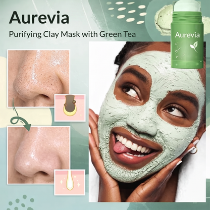 Aurevia™ – Green Tea Solid Facial Cleanser for Deep Pore Cleansing